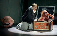 Vater Rigoletto mit sterbender Gilda
