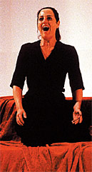 Aida auf dem Sofa: Sylvie Valayre in der Grazer Produktion